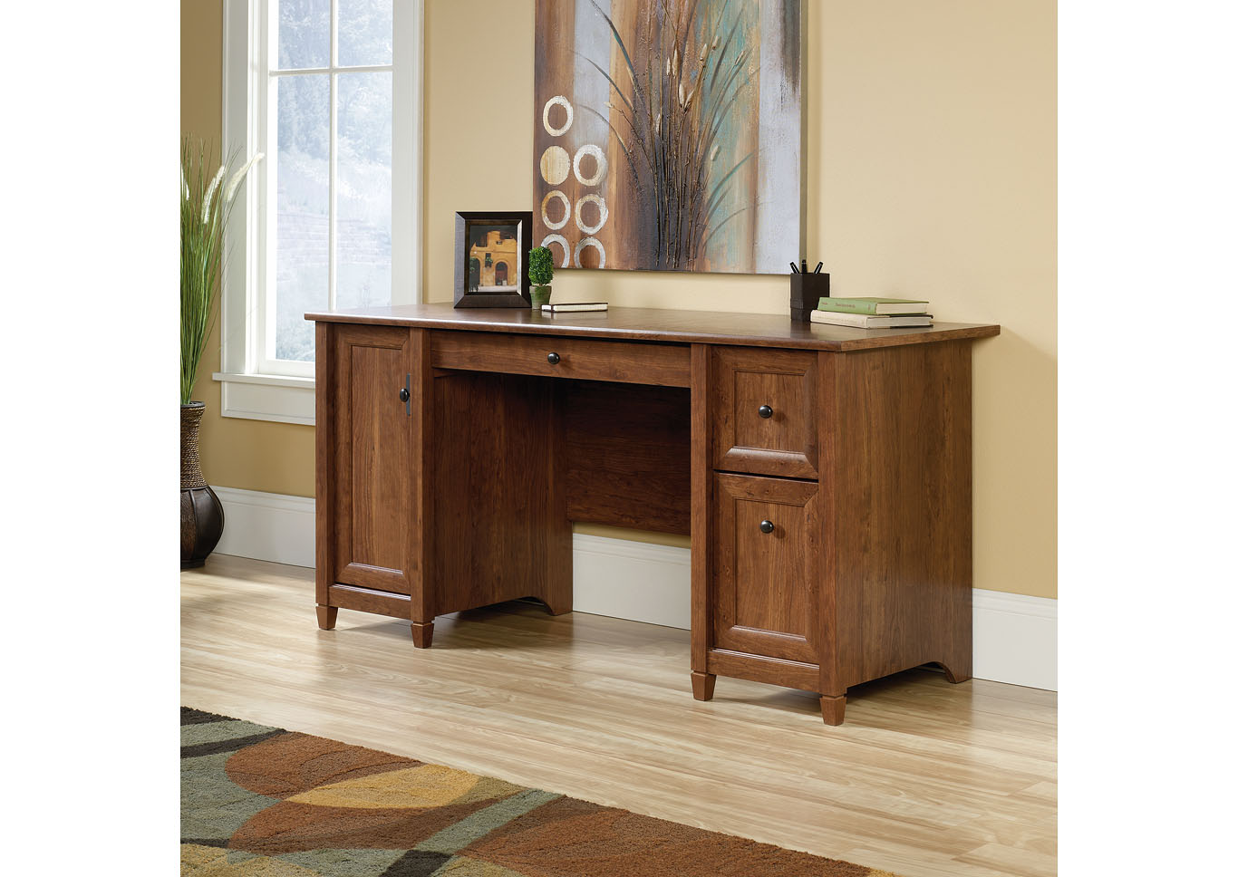 Edge Water Auburn Cherry Computer Desk,Sauder